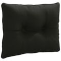 vidaXL Vankúš na chrbát PUTTEN 100% polyester Čierna 60 x 40 x 10 cm