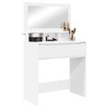 vidaXL Toaletné stolíky do spálne Biela 80 x 39,6 x 135 cm