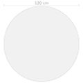 vidaXL Chránič na stôl priehľadný Ø 120 cm 1,6 mm PVC