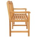 vidaXL Ručne vyrezávaná ružová lavička 150 x 60,5 x 95 cm Prírodná