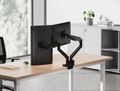 Neomounts  DS70-250BL2 Neomounts NEXT Slim Desk Mount, double display (topfix clamp/grommet), black Držák, VESA, stolní, pro 2 ploché/zakrivené monitory, úhloprícka 17–32", náklon 90°, otácení 180°, rotace 360°, nosnost 18kg, cer