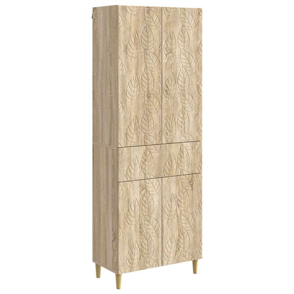 vidaXL Sada skríň 2 pcs Kompozitné drevo