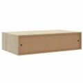 vidaXL Zásuvkové police nástenné 2 ks dubové a biele 40x23,5x10 cm MDF