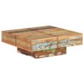 vidaXL Konferenčný stolík 80x80x28 cm masívne recyklované drevo