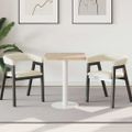 vidaXL Bistro stolík bledohnedý 60x60 cm MDF