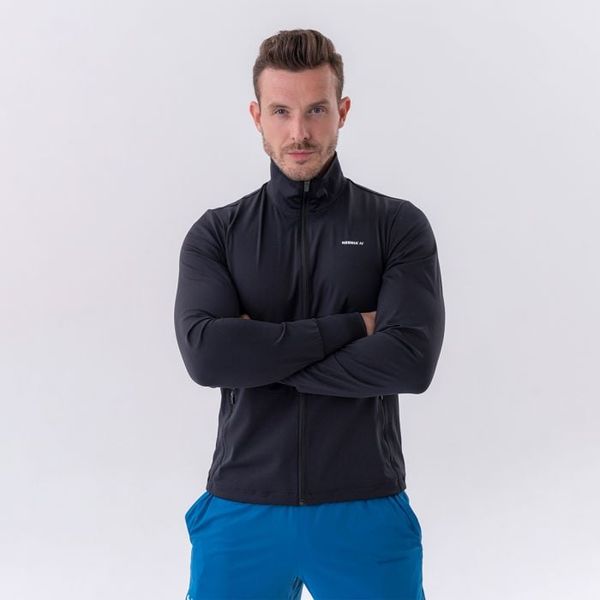 Pánska bunda Zipper Control Black - NEBBIA