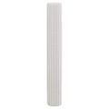 vidaXL Záhradný plot obojstranný biely 1,8x3 m PVC