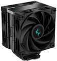 DEEPCOOL chladič AK400 Zero Dark Plus / 2x 120mm fan / 4x heatpipes / PWM / pre Intel i AMD / komplet čierny Chladič, pre CPU, pre Intel i AMD, socket 1700, 1200, 115x, AM5, AM4, 220W TDP, 2x 120mm ventilátor, 4 heatpipe, PWM