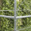 vidaXL Psí kennel 3 ks Strieborná 6 x 2 x 2 m Pozinkovaná oceľ