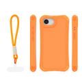 Ochranné puzdro Safepop s remienkom pre iPhone 16e / 17e oranžové