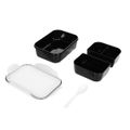 Taška na jedlo Fit Prep Black + 6 krabiček - GymBeam