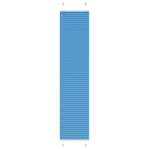 vidaXL Plisovaná roleta modrá 45x200 cm šírka látky 44,4 cm polyester