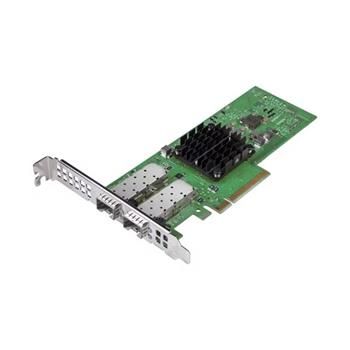 Dell Broadcom 57414 Dual Port 10/25GbE SFP28 PCIe Sítová karta, PCIe, 10/25GbE, 2× SFP28, plná výška, pro PowerEdge R440, R540, R640, R660, R740, R750, R760