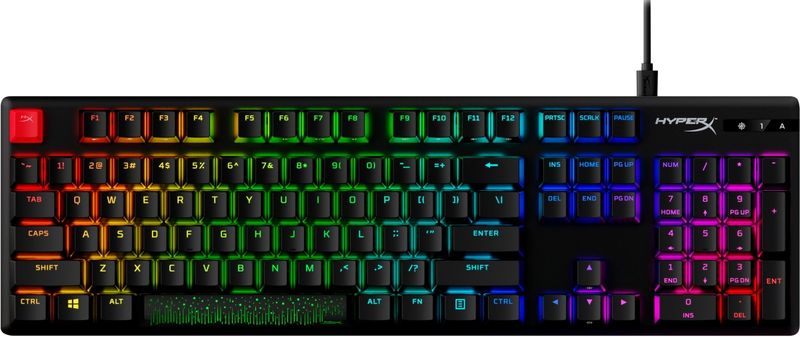 HyperX Alloy Origins PBT/Drôtová USB/US layout/Čierna