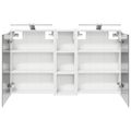 vidaXL Set kabinetov do kúpeľne 3 ks 106 x 16 x 62,5 cm