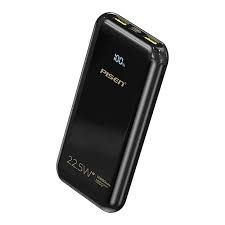 Powerbanka Pisen 10000 mAh čierna 22.5W SMART CHIP TYPE-C