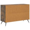 vidaXL Servírovacia skriňa so zásuvkou Dymový dub 89 x 34,5 x 60 cm