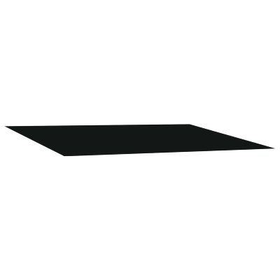vidaXL Náhradná látka na markízu Čierna 300 x 250 cm Polyester