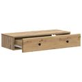 vidaXL Nástenný bočný stôl 87,5 x 34,5 x 17 cm Kompozitné drevo