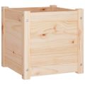vidaXL Záhradné kvetináče 2 ks 40x40x40 cm, borovicový masív