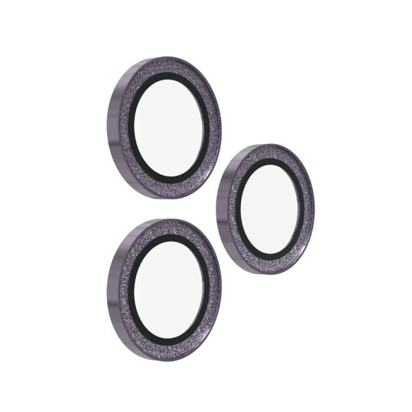 ZAGG Ochranná šošovka Premium pre Apple 17 Pro/Pro Max/16 Pro/Pro Max/15 Pro/Pro Max - fialová trblietka