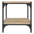 vidaXL TV skrinka dub sonoma 40x33x41 cm spracované drevo a oceľ