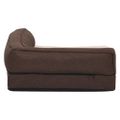 vidaXL Ergonomický matrac pre psa 75x53 cm ľanový vzhľad flís hnedý