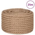 vidaXL Jutové lano 25 m dlhé 16 mm hrubé