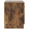 vidaXL Nočný stolík Dymový dub 62 x 34,5 x 44,5 cm Kompozitné drevo