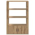 vidaXL Servírovacia skriňa dub artisan 30 x 80 x 119.5 cm