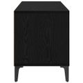 vidaXL TV skrinka so zásuvkou Čierny dub 100 x 34,5 x 44,5 cm