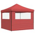 vidaXL Párty stan 292 x 292 x 315 cm Vínovo červená Oxfordská látka