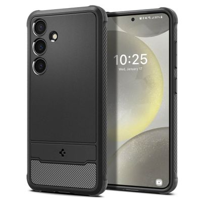 Puzdro Spigen Rugged Armor pre Samsung Galaxy S24 matná čierna