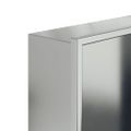 vidaXL Výklenok do sprchy brúsený strieborná 32x62x9 cm nerezová oceľ
