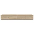 vidaXL Zásuvky pod posteľ Sonoma dub 120 x 36,5 x 16,5 cm