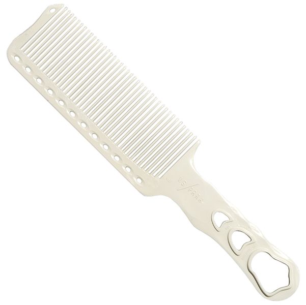 Extra veľký hrebeň Y.S. PARK Flattop comb YS-282 - biely