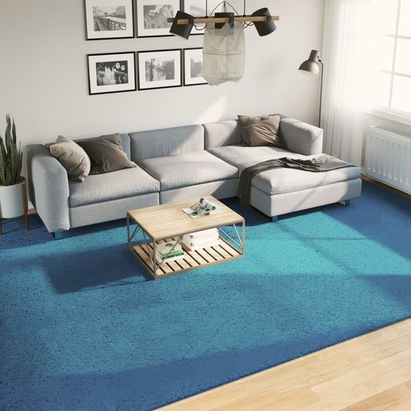 vidaXL Koberec OVIEDO krátky vlas tyrkysový 300x400 cm