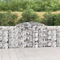 vidaXL Oblúkové gabiónové koše 10 ks 300x30x100/120cm pozinkov. železo