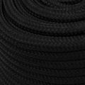 vidaXL Pracovné lano čierne 18 mm 100 m polyester