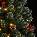 vidaXL Umelý vianočný stromček s 300 LED 180 cm