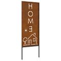 vidaXL Záhradná clona na súkromie Rezací Hrdzavý 50 x 140 cm