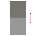 vidaXL Roleta Zatemnenie sivá 65x130 cm Šírka látky 60,7cm Polyester