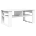 vidaXL Konferenčný stolík Biela 96 x 54 x 44 cm Kompozitné drevo
