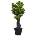 vidaXL Umelý bonsaj, borovica s kvetináčom 70 cm, zelený