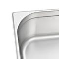 vidaXL Gastronádoby 2 ks, GN 1/1, 150 mm, nehrdzavejúca oceľ