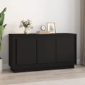 vidaXL Komoda čierna 102x35x55 cm spracované drevo