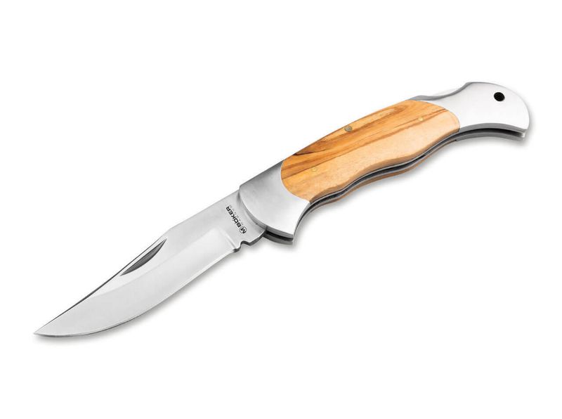 Magnum 01MB140 Classic Hunter One vreckový lovecký nôž 9 cm, olivové drevo