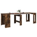 vidaXL Jedálenský stôl 240 x 85 x 75 cm Kompozitné drevo Dymový dub