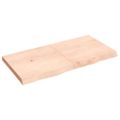 vidaXL Stolová doska 120x60x(2-6) cm neošetrený dubový masív