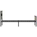 vidaXL Posteľný rám bez matraca dub sonoma 75x190 cm kompozitné drevo